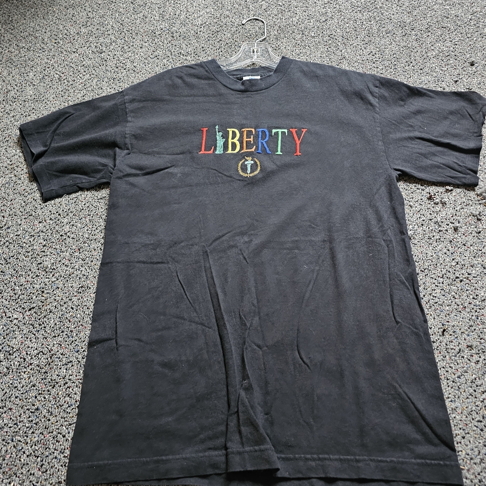 Vintage Single Stitch Liberty Embroidery T Shirt